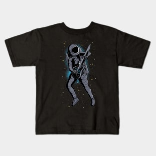 Guitar Solo - Astronaut Musician Kids T-Shirt